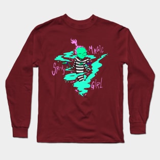 Magic spooky girl Long Sleeve T-Shirt